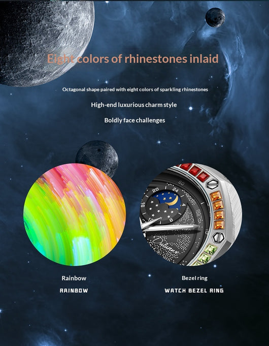 Reloj Mecánico Luminoso Impermeable Hombre - Serie Cielo Estrellado - Image 24