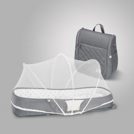 Cuna Portátil Plegable con Protección Antipreisón - Image 11