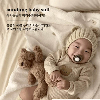 Abrigo Envolvente de Oso para Bebé y Niño Pequeño - Colección Otoño Ins Korea - Image 3