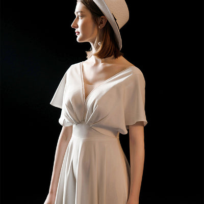 Vestido de Novia Satén Blanco Premium - Image 4