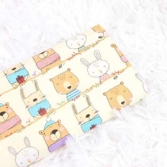 Tela de Algodón Estampada con Animales Lindos - Artesanal para DIY - Image 2