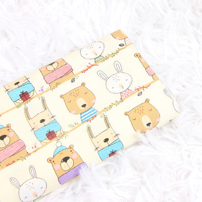 Tela de Algodón Estampada con Animales Lindos - Artesanal para DIY - Image 2