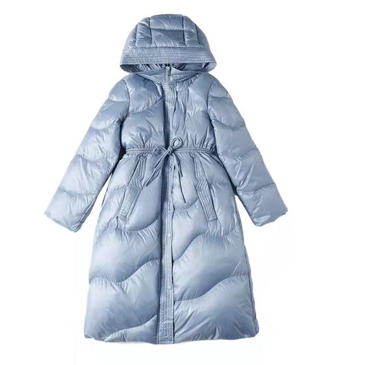 Abrigo Acolchado para Mujer con Capucha y Cintura Ajustable - Image 15