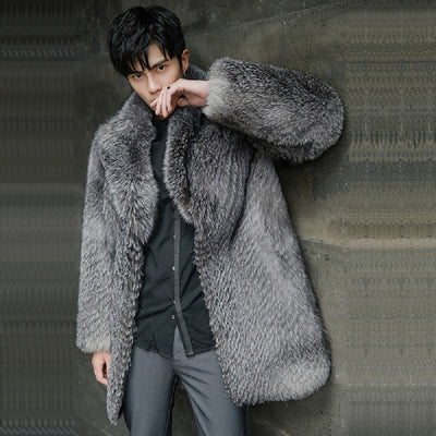 Abrigo Largo de Piel de Visón para Hombre - Image 10