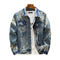 Chaqueta de Mezclilla Slim Fit con Detalles Rotos