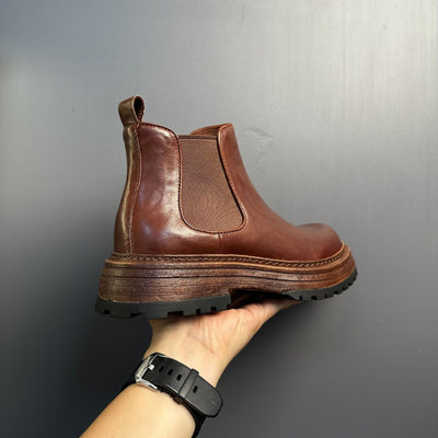 Botas Martin de Cuero Genuino Estilo Retro para Hombre - Image 25