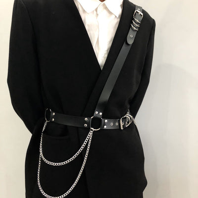 Cinturón Bandolera con Cadena - Mochila de Hombro Único