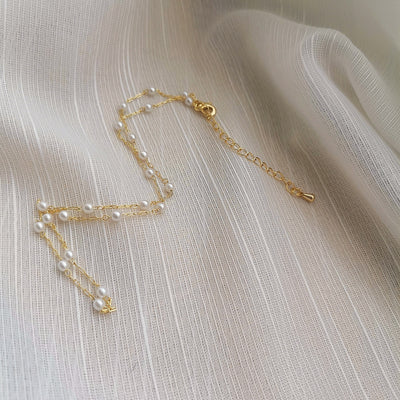 Cadena de Clavícula con Perla de Temperamento - Image 11