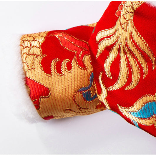 Abrigo Tradicional Chino para Perros - Traje Tang Acolchado Invierno - Image 17