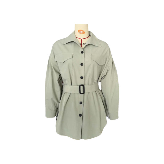 Chaqueta Camisa de Color Sólido Macaron - Image 4