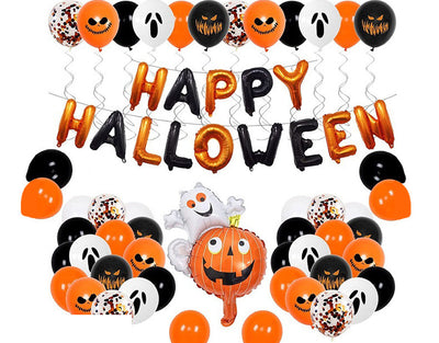 Juego de Globos de Látex y Aluminio para Halloween - Image 7