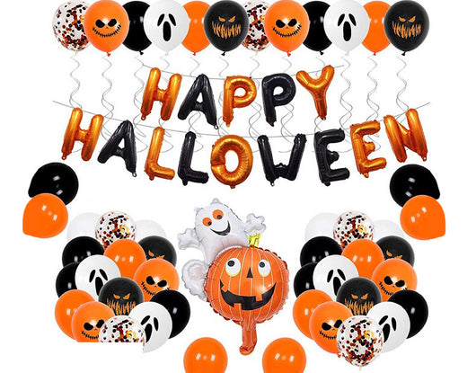 Juego de Globos de Látex y Aluminio para Halloween - Image 7