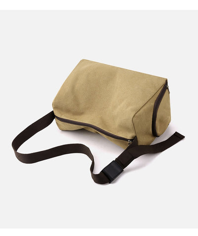 Bolsa Deportiva Retro Canvas de Gran Capacidad con Correa Cruzada - Image 16