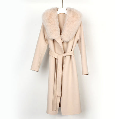 Abrigo de Lana Reversible Doble Faz con Cinturón - Corte Slim Otoño Invierno - Image 9