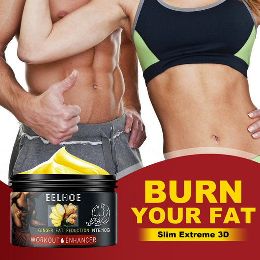 Crema Reductora de Jengibre para Quemar Grasa y Definir Abdominales