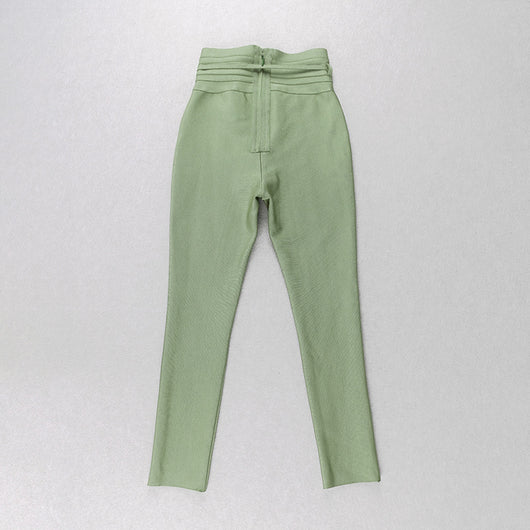 Leggings Casuales de Cintura Alta con Banda Elástica - Colores Lisos - Image 27