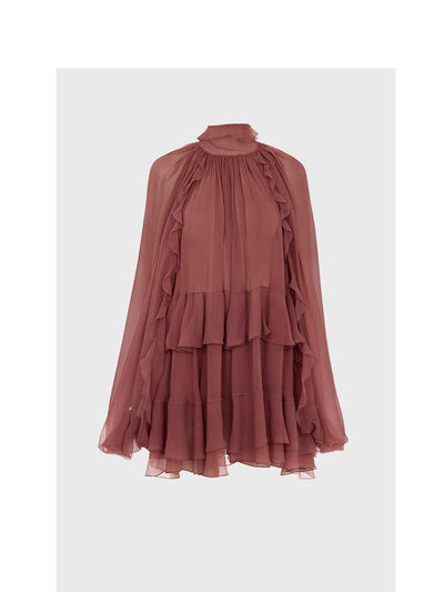 Blusa Manga Larga con Volantes Tridimensionales para Mujer - Image 4