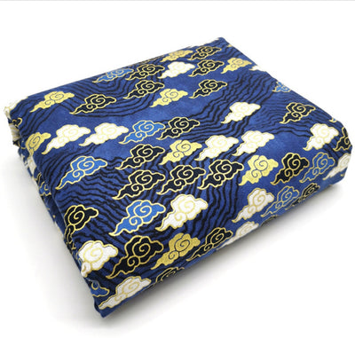 Tela Estampada Dorado Caliente Serie Nubes - Grupo de Patchwork de Algodón para Costura Artesanal - Image 11