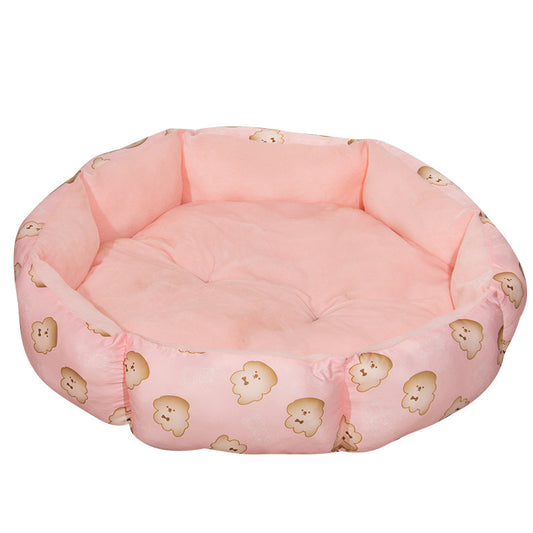 Cama Octagonal para Mascotas con Forro Polar Universal - Image 2