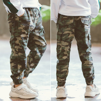 Pantalones Tácticos Infantiles Camuflaje Militar - Image 4
