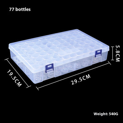 Caja de Almacenamiento Organizadora para Pintura de Diamantes con Botellas Plásticas - Image 9
