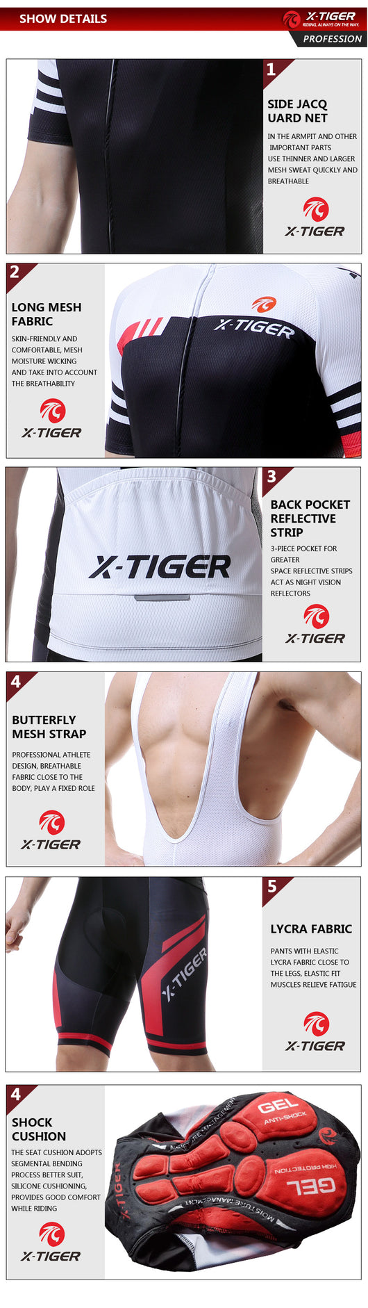 Ropa de Ciclismo Profesional para Deportes al Aire Libre - Image 14