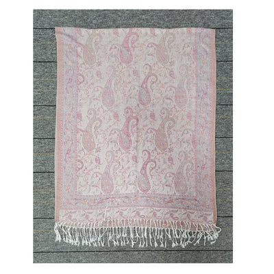 Bufanda Étnica Jacquard con Patrón Anacardo y Borlas - Estilo Europeo y Americano - Image 4