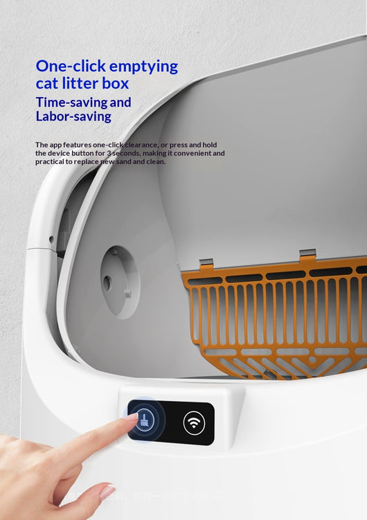 Arenero Automático para Gatos con Pala Inteligente y Amplio Espacio - Image 17