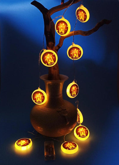 Lámpara Decorativa Xingyue Castle con Cadena de Iluminación LED - Image 29