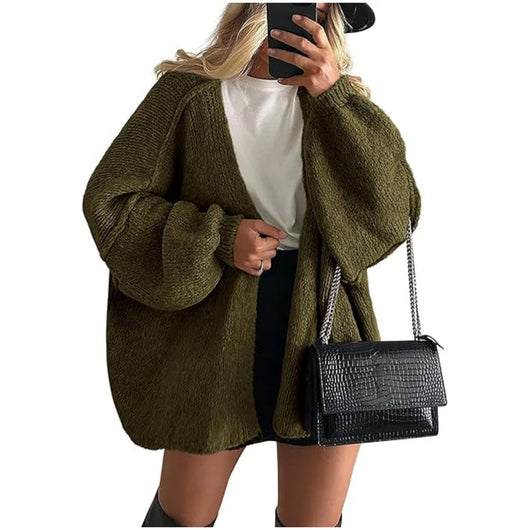Abrigo Suéter Tejido Casual para Mujer - Image 30