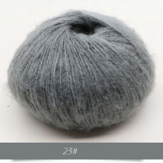 Suéter y chal de mohair para bebé con detalle de tejido - Image 40