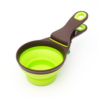 Comedero Plegable de Silicona para Perros y Gatos con Almacenamiento Integrado - Image 4