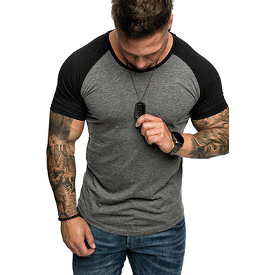 Playera Raglan Bloques de Color para Hombre - Image 10