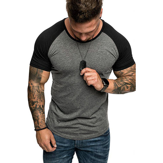 Playera Raglan Bloques de Color para Hombre - Image 10