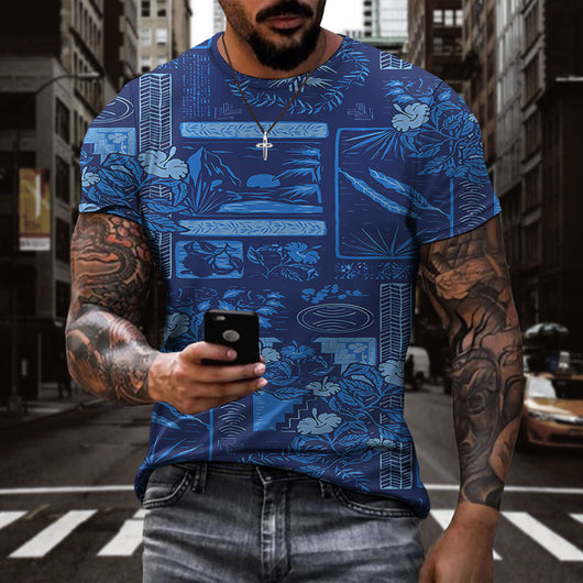 Camiseta 3D Estampado Digital Plantas Hombre y Mujer Manga Corta Deportiva - Image 16