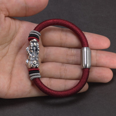 Pulsera Nudo Diamante Brave en Plata Pura 99 - Image 11