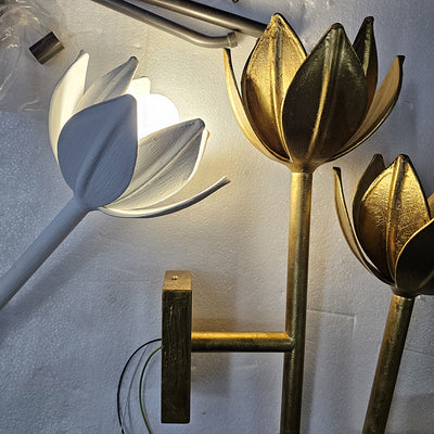 Lámpara de Pared Floral Montaje Suave para Escaleras Modernas