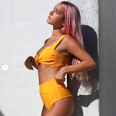 Bikini Rayas Cintura Alta Clásico - Image 14