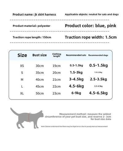 Arnés de Seguridad y Correa para Perros y Gatos - Ropa Fresca de Verano para Mascotas - Image 17