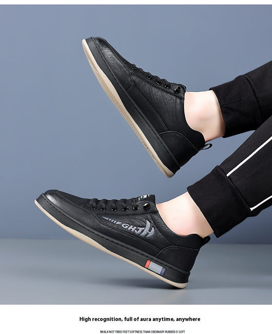 Zapatos de Cuero Casual Transpirables para Hombre - Diseño Versátil - Image 30