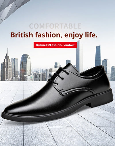 Zapatos de Cuero Casual-Formal Estilo Británico para Jóvenes - Image 18