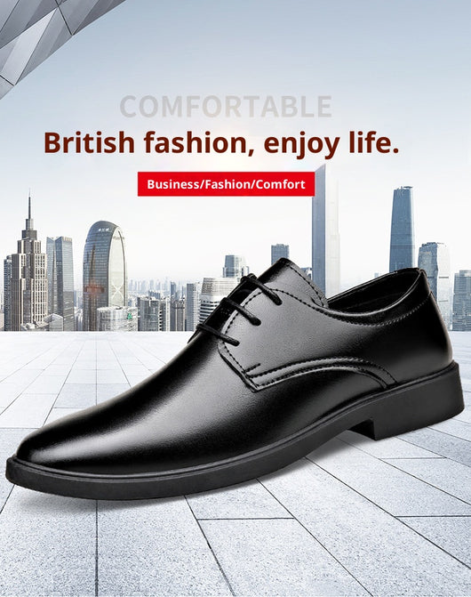 Zapatos de Cuero Casual-Formal Estilo Británico para Jóvenes - Image 18