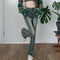 Jeans Retro Talle Alto con Basta Cruda y Corte Acampanado para Mujer
