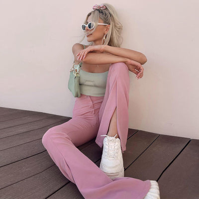 Pantalones Acampanados Cintura Alta Mujer - Ajuste Slim Elegante - Image 17