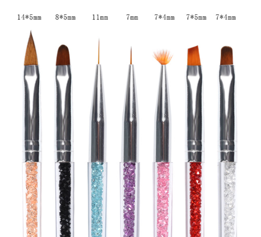 Set de 7 Herramientas de Manicura con Cristal y Punta de Diamante - Image 5