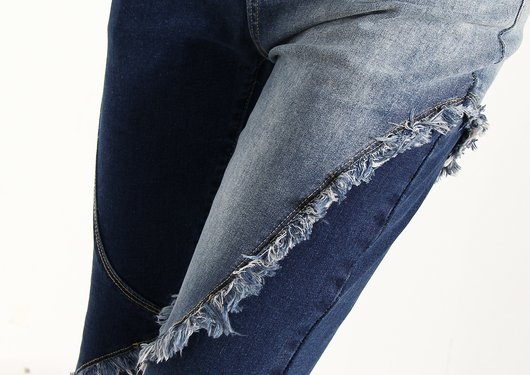 Jeans Geométricos de Cintura Alta con Efecto Reductor - Image 17