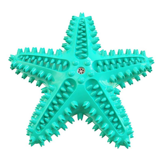Juguete Limpiador de Dientes para Perros Grandes - Estrella Interactiva con Sonido Chirriante - Image 8