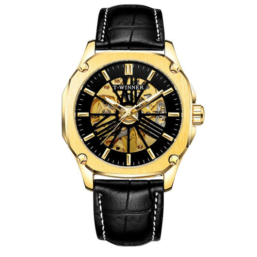 Reloj Mecánico Automático Resistente al Agua con Diseño Esqueletado - Image 4