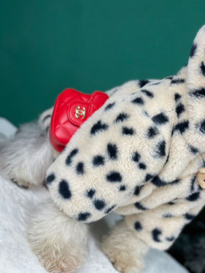 Abrigo Térmico para Perros con Diseño Pluché Punteado - Otoño e Invierno - Image 14