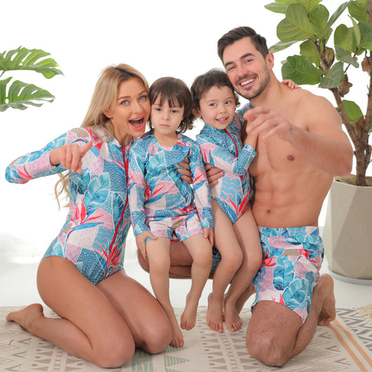 Traje de Baño Estampado Leopardo para Padre e Hijo - Diseño Europeo - Image 8